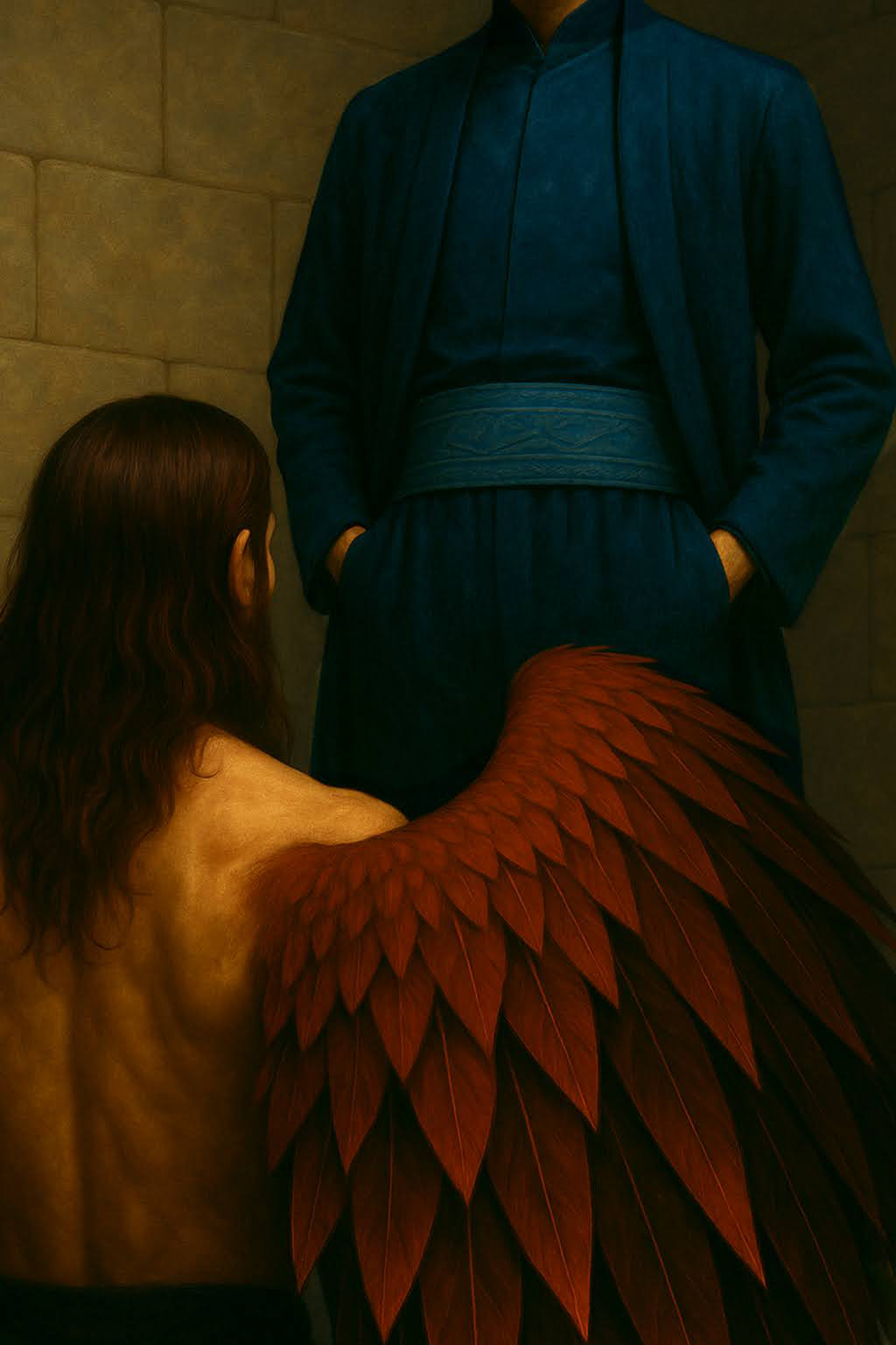 Damion kneels before Mulsae